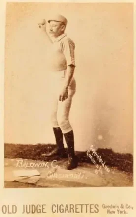 1887-89 Old Judge Cabinets (N173) #NNO - Kid Baldwin - Cincinnati Red Stockings