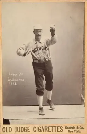 1887-89 Old Judge Cabinets (N173) #NNO - Lady Baldwin - Detroit Wolverines