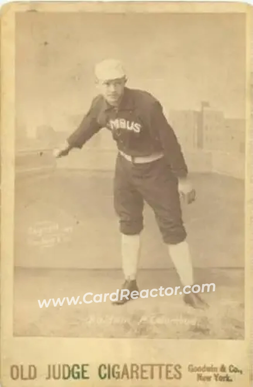1887-89 Old Judge Cabinets (N173) #NNO - Fido Baldwin - Columbus Solons