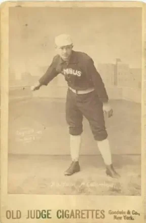 1887-89 Old Judge Cabinets (N173) #NNO - Fido Baldwin - Columbus Solons