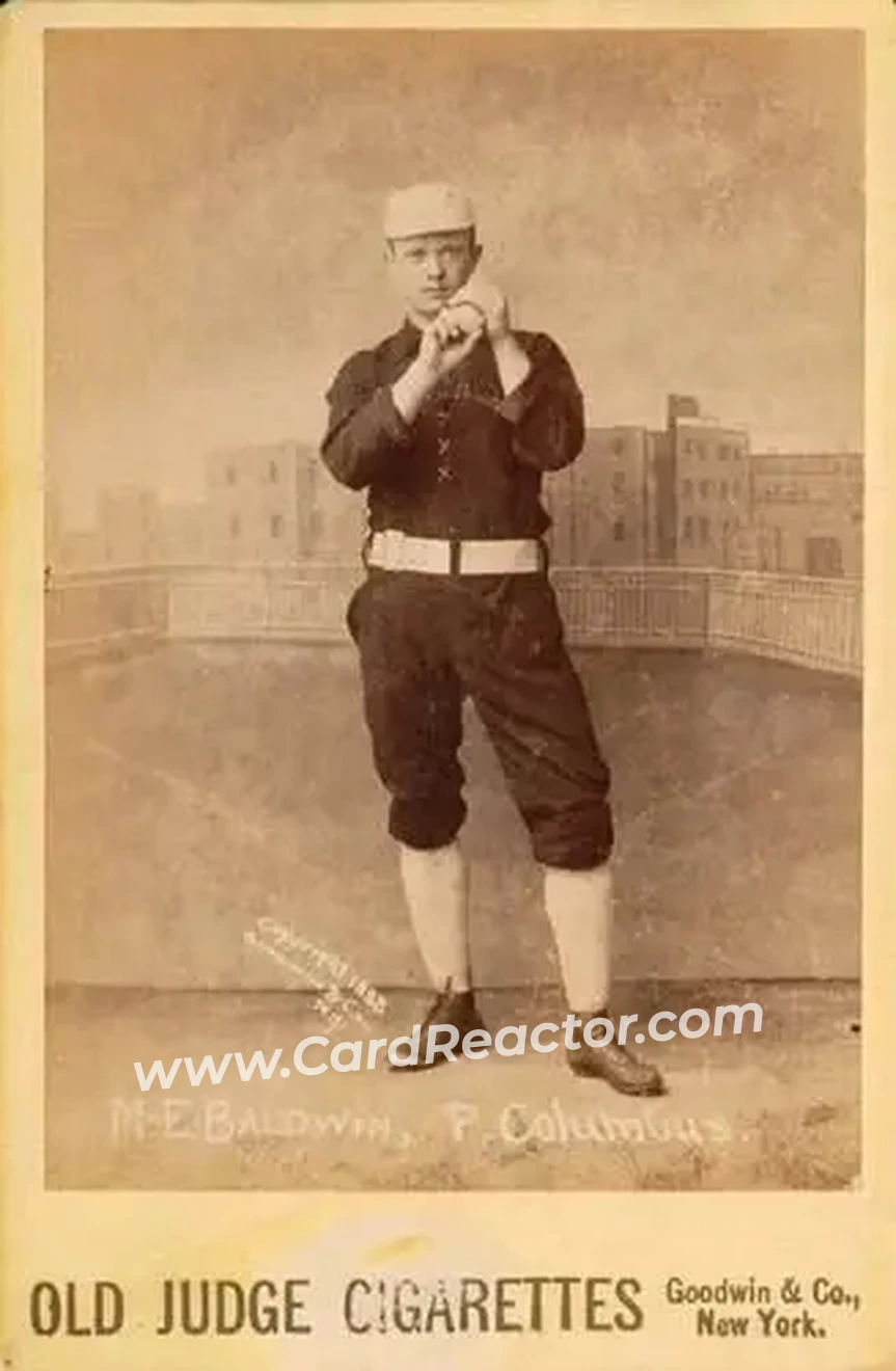 1887-89 Old Judge Cabinets (N173) #NNO - Fido Baldwin - Columbus Solons