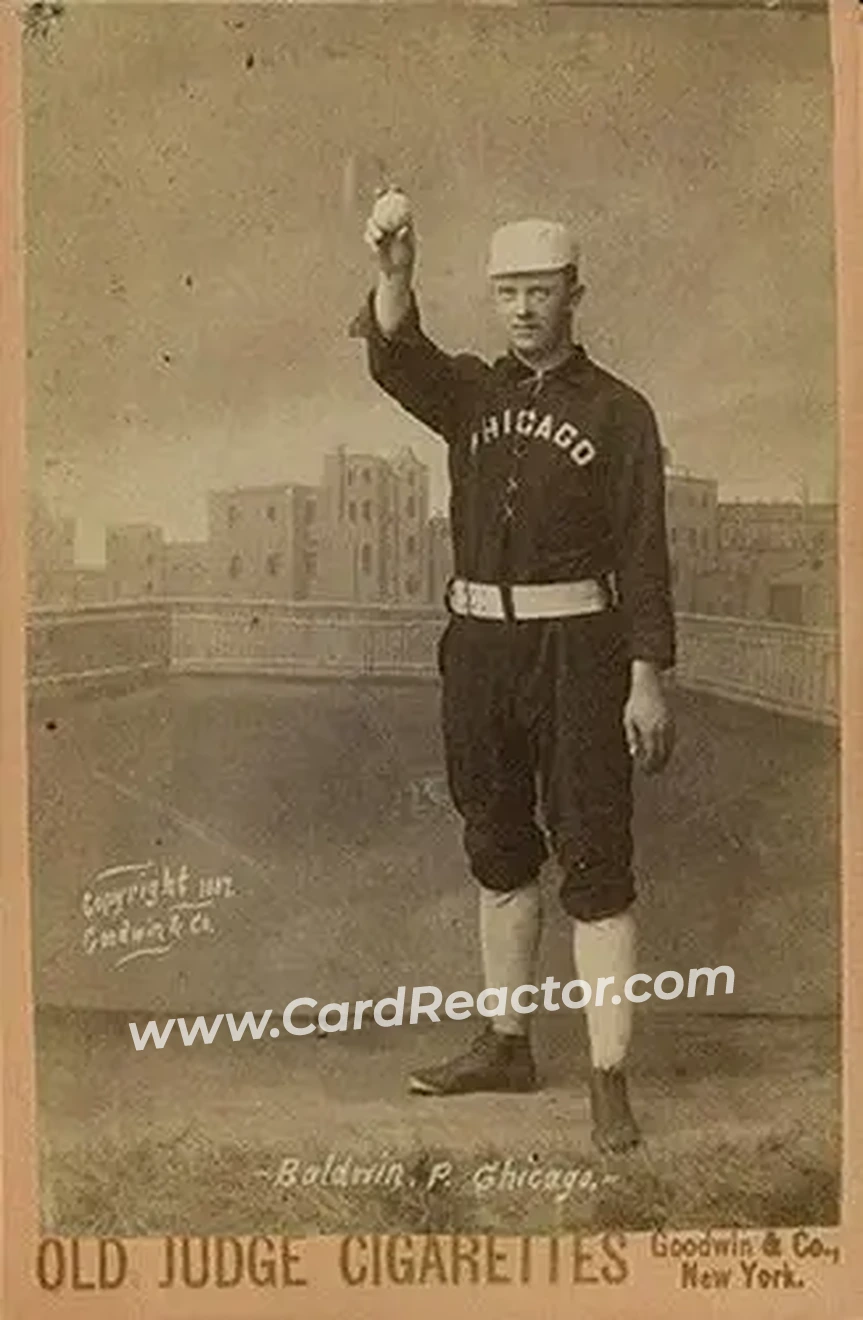1887-89 Old Judge Cabinets (N173) #NNO - Fido Baldwin - Chicago White Stockings