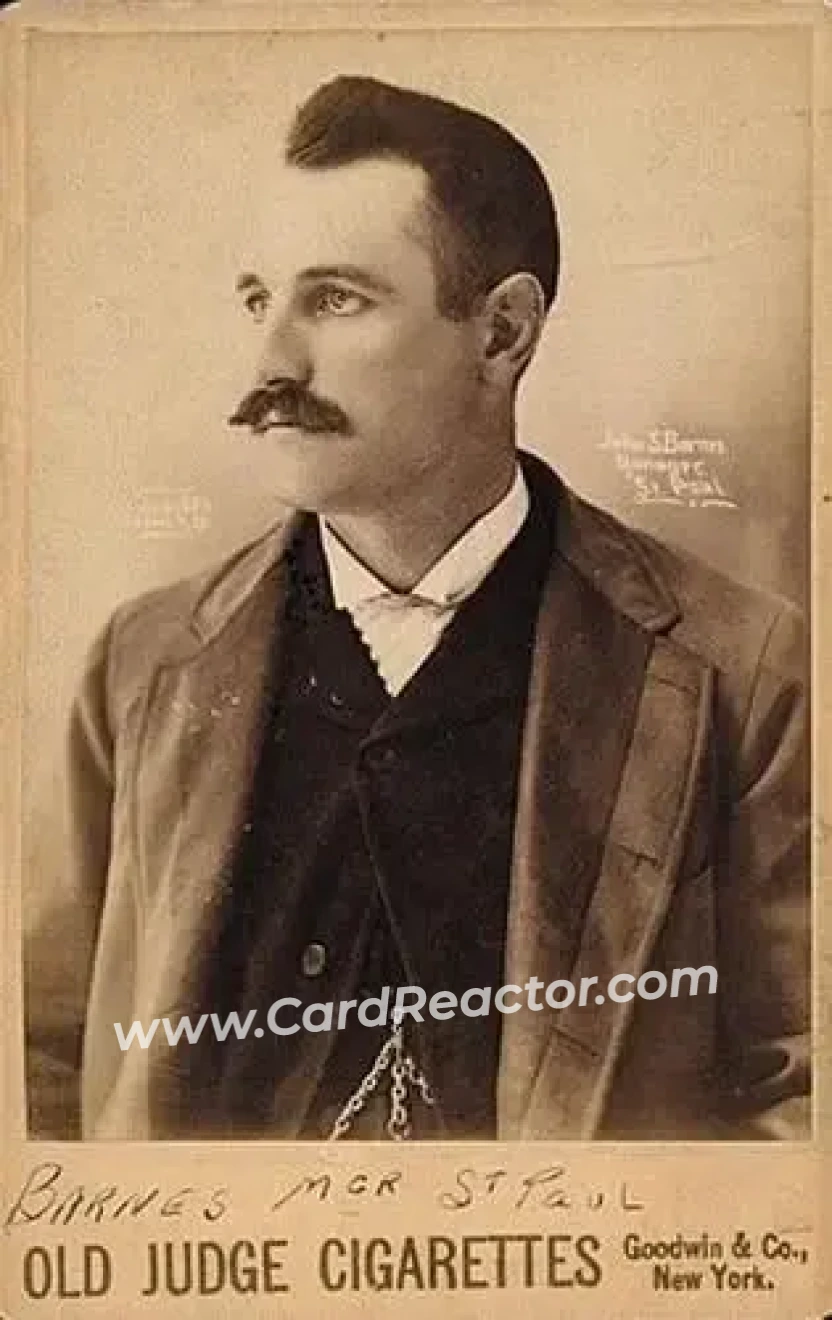 1887-89 Old Judge Cabinets (N173) #NNO - John Barnes - St. Paul Apostles - Front
