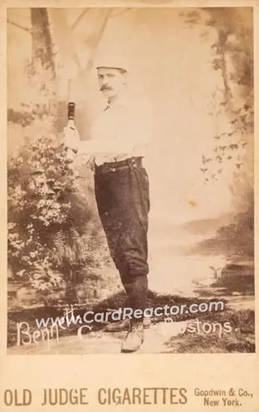1887-89 Old Judge Cabinets (N173) #NNO - Charlie Bennett - Boston Beaneaters - Front