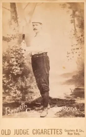 1887-89 Old Judge Cabinets (N173) #NNO - Charlie Bennett - Boston Beaneaters