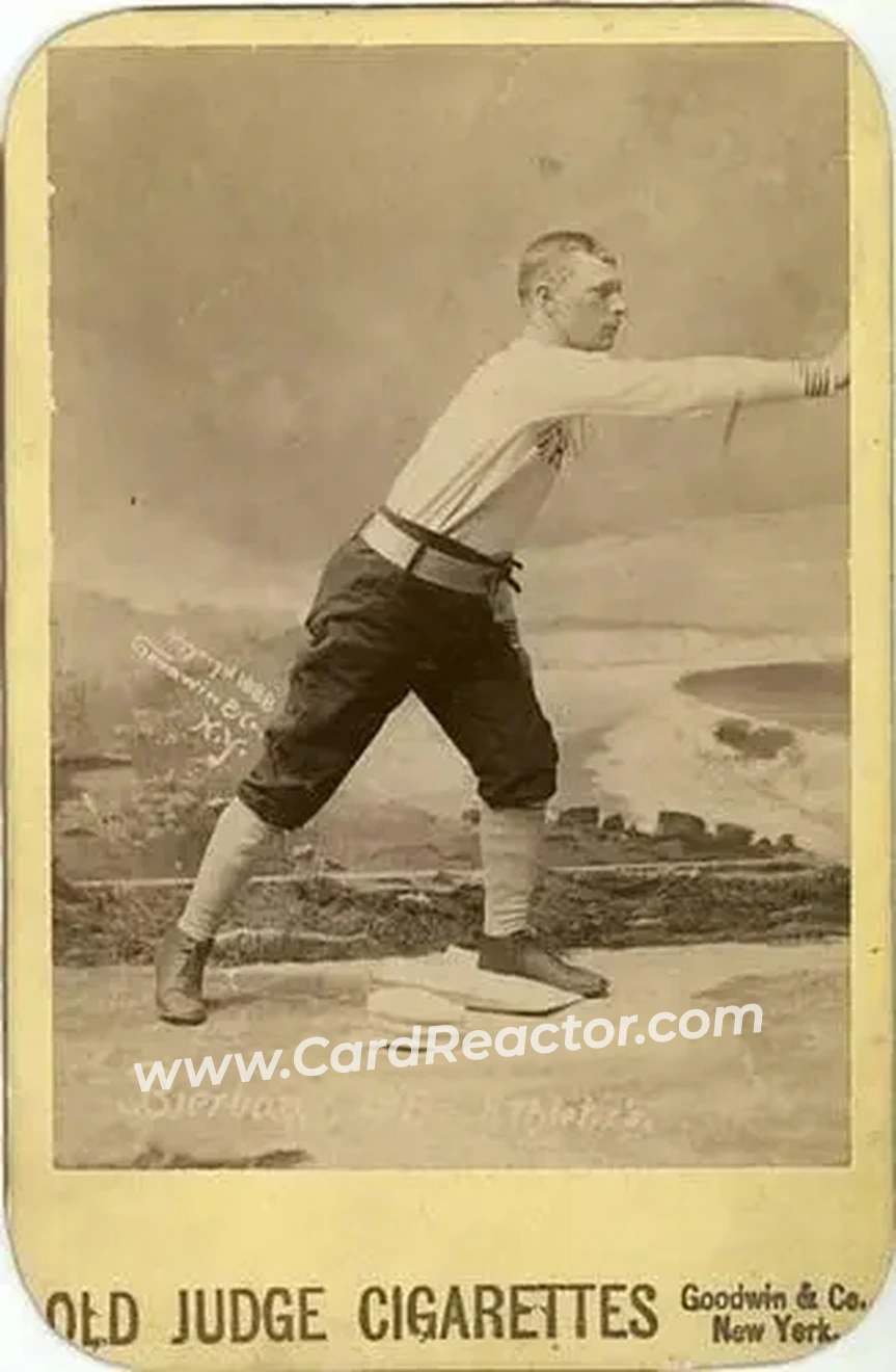 1887-89 Old Judge Cabinets (N173) #NNO - Louis Bierbauer - Philadelphia Athletics - Front