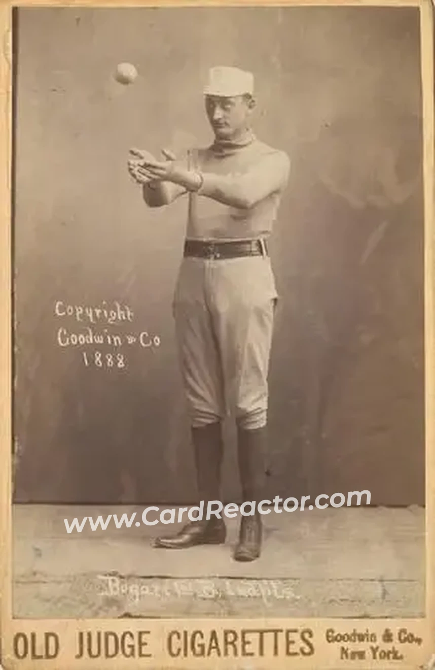 1887-89 Old Judge Cabinets (N173) #NNO - Walter Bogart - Indianapolis Hoosiers - Front