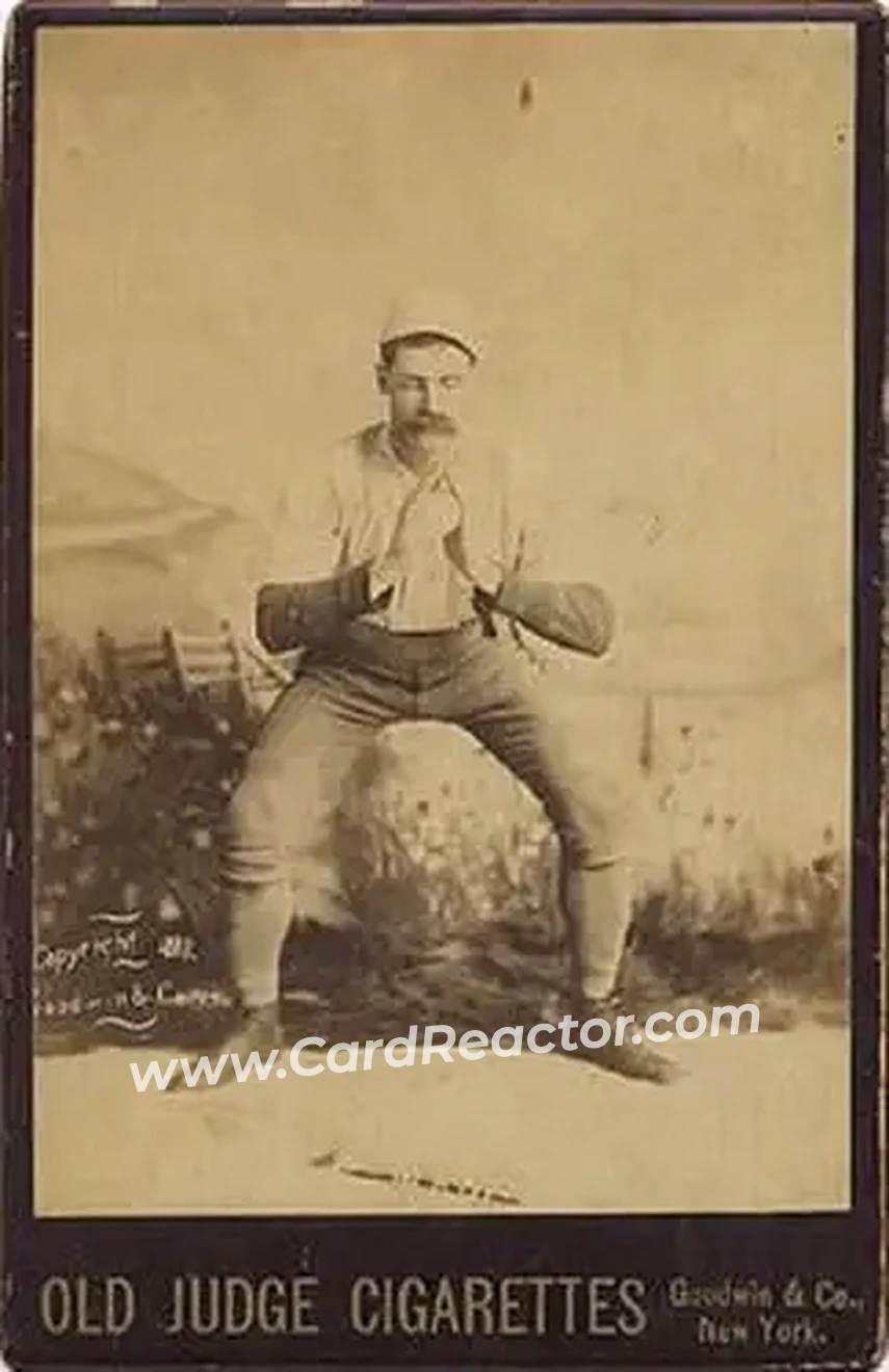 1887-89 Old Judge Cabinets (N173) #NNO - Abner Boyce - Washington Nationals - Front
