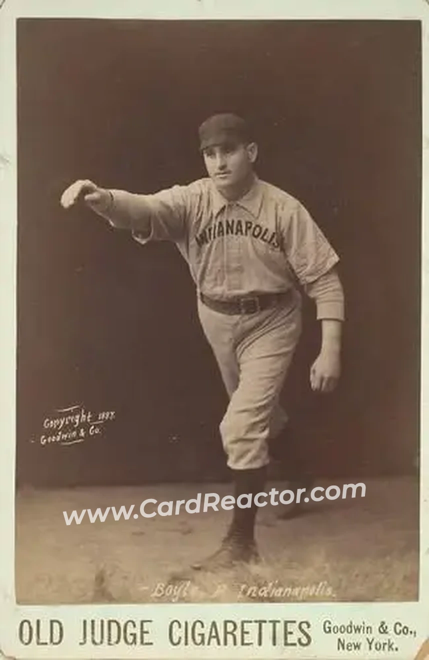 1887-89 Old Judge Cabinets (N173) #NNO - Henry Boyle - Indianapolis Hoosiers - Front