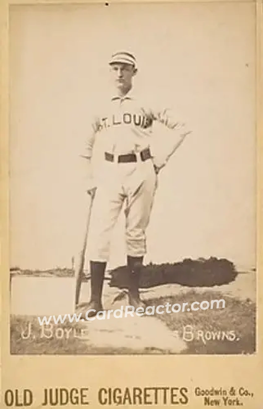 1887-89 Old Judge Cabinets (N173) #NNO - John Boyle - St. Louis Browns - Front