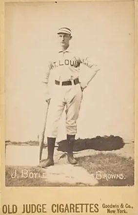 1887-89 Old Judge Cabinets (N173) #NNO - John Boyle - St. Louis Browns