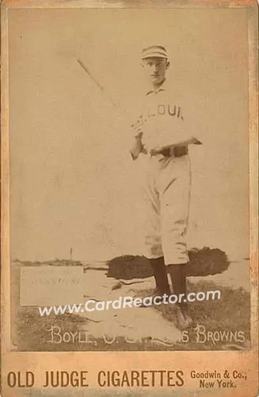 1887-89 Old Judge Cabinets (N173) #NNO - John Boyle - St. Louis Browns - Front