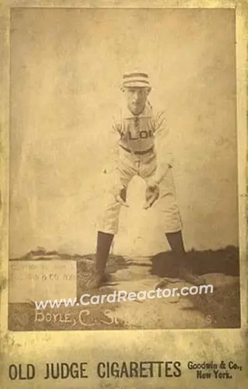 1887-89 Old Judge Cabinets (N173) #NNO - John Boyle - St. Louis Browns - Front