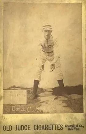 1887-89 Old Judge Cabinets (N173) #NNO - John Boyle - St. Louis Browns