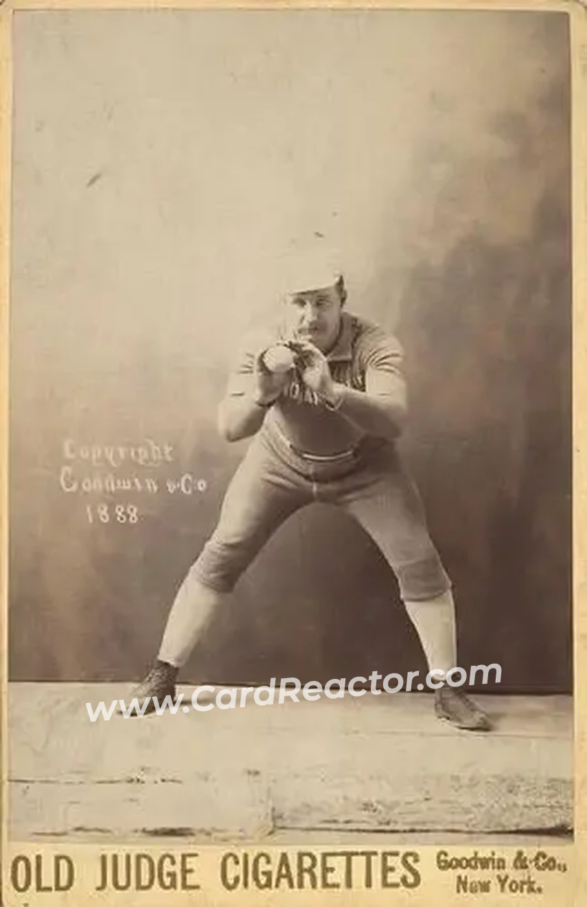1887-89 Old Judge Cabinets (N173) #NNO - Dick Buckley - Indianapolis Hoosiers - Front