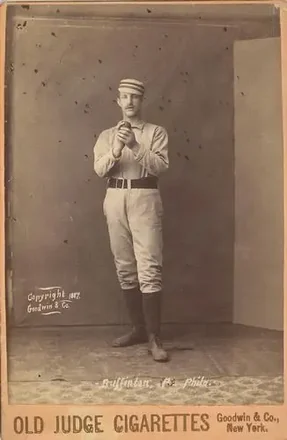1887-89 Old Judge Cabinets (N173) #NNO - Charlie Buffinton - Philadelphia Quakers 1887-89 Old Judge Cabinets (N173) #NNO - Charlie Buffinton - Philadelphia Quakers