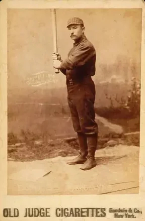 1887-89 Old Judge Cabinets (N173) #NNO - Oyster Burns - Brooklyn Bridegrooms