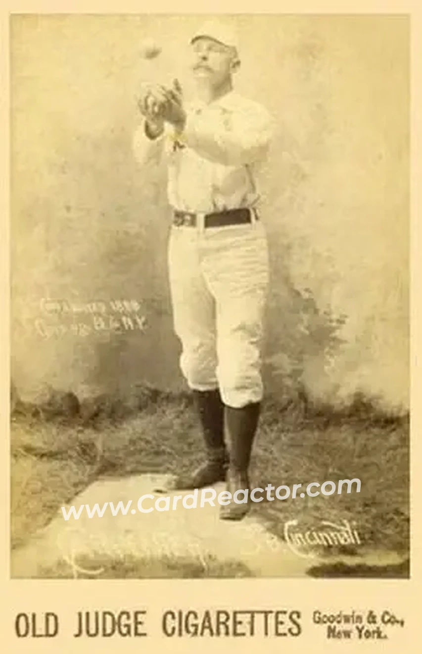 1887-89 Old Judge Cabinets (N173) #NNO - Hick Carpenter - Cincinnati Red Stockings - Front