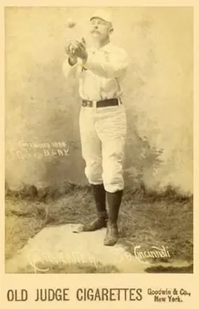1887-89 Old Judge Cabinets (N173) #NNO - Hick Carpenter - Cincinnati Red Stockings