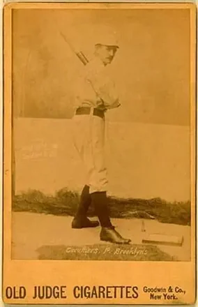 1887-89 Old Judge Cabinets (N173) #NNO - Bob Caruthers - Brooklyn Bridegrooms