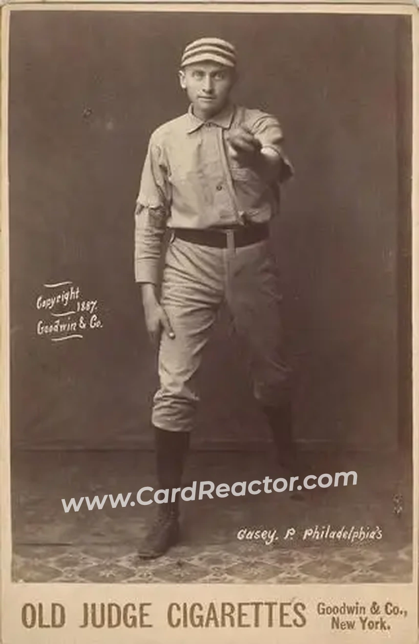 1887-89 Old Judge Cabinets (N173) #NNO - Dan Casey - Philadelphia Quakers - Front