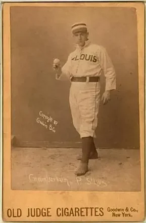 1887-89 Old Judge Cabinets (N173) #NNO - Icebox Chamberlain - St. Louis Browns