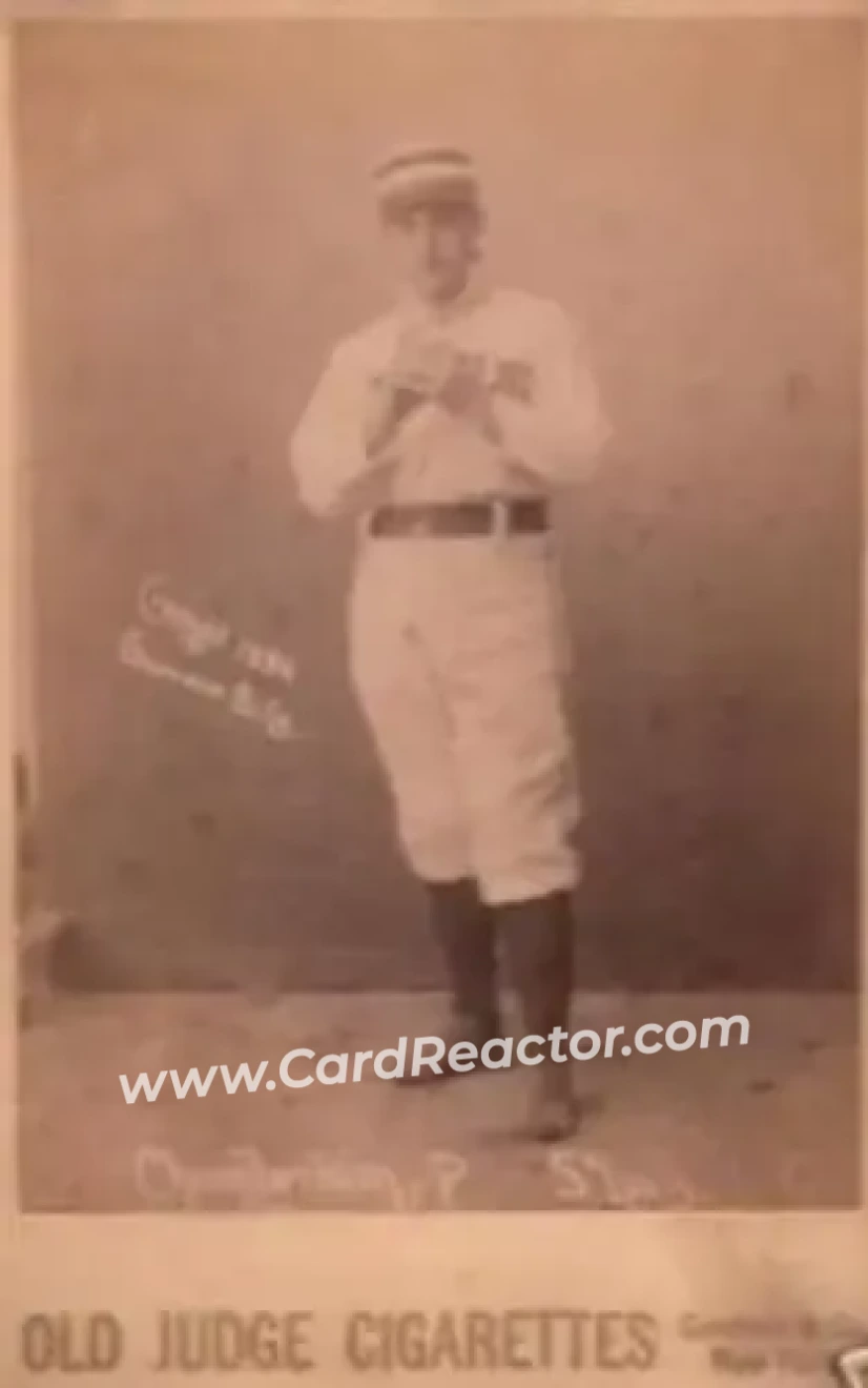 1887-89 Old Judge Cabinets (N173) #NNO - Icebox Chamberlain - St. Louis Browns - Front
