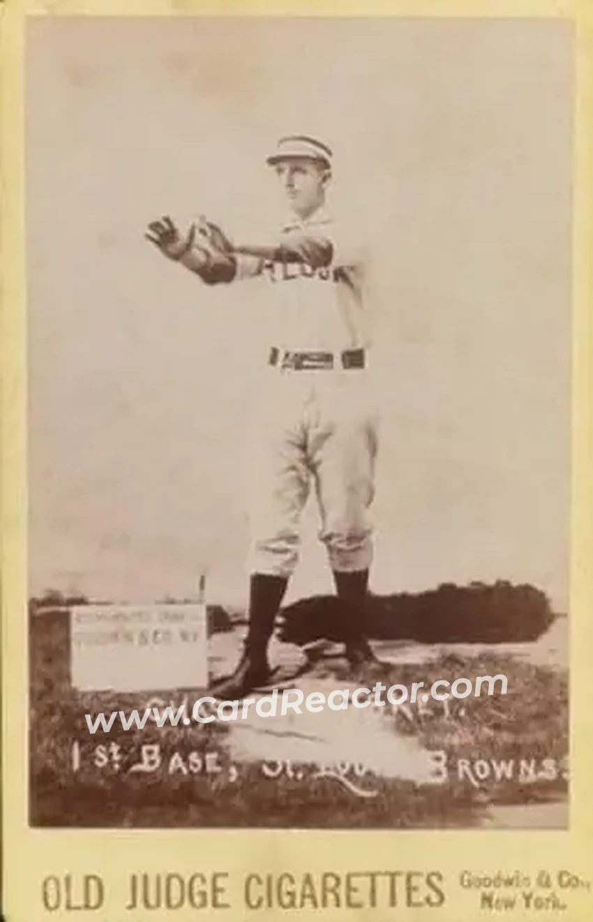 1887-89 Old Judge Cabinets (N173) #NNO - Charles Comiskey - St. Louis Browns - Front