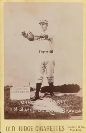 1887-89 Old Judge Cabinets (N173) #NNO - Charles Comiskey - St. Louis Browns