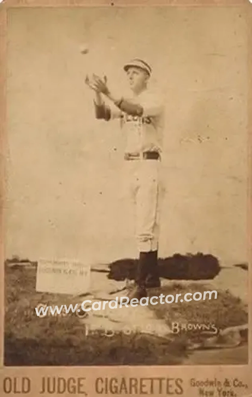 1887-89 Old Judge Cabinets (N173) #NNO - Charles Comiskey - St. Louis Browns - Front