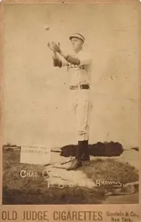 1887-89 Old Judge Cabinets (N173) #NNO - Charles Comiskey - St. Louis Browns