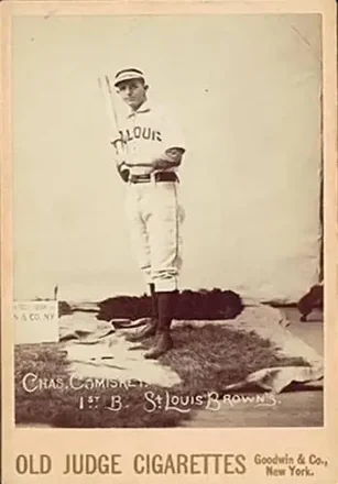 1887-89 Old Judge Cabinets (N173) #NNO - Charles Comiskey - St. Louis Browns