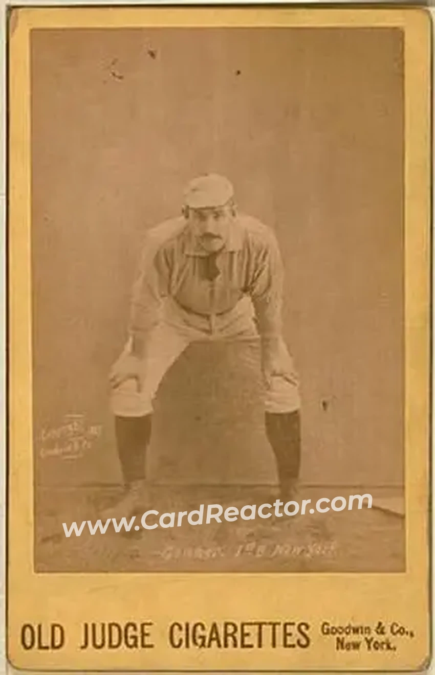 1887-89 Old Judge Cabinets (N173) #NNO - Roger Connor - New York Giants - Front