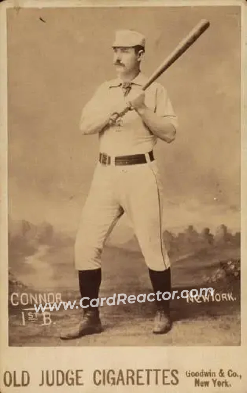 1887-89 Old Judge Cabinets (N173) #NNO - Roger Connor - New York Giants - Front