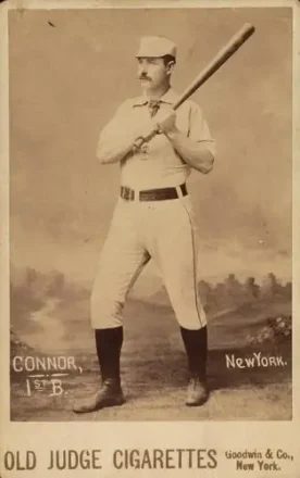 1887-89 Old Judge Cabinets (N173) #NNO - Roger Connor - New York Giants
