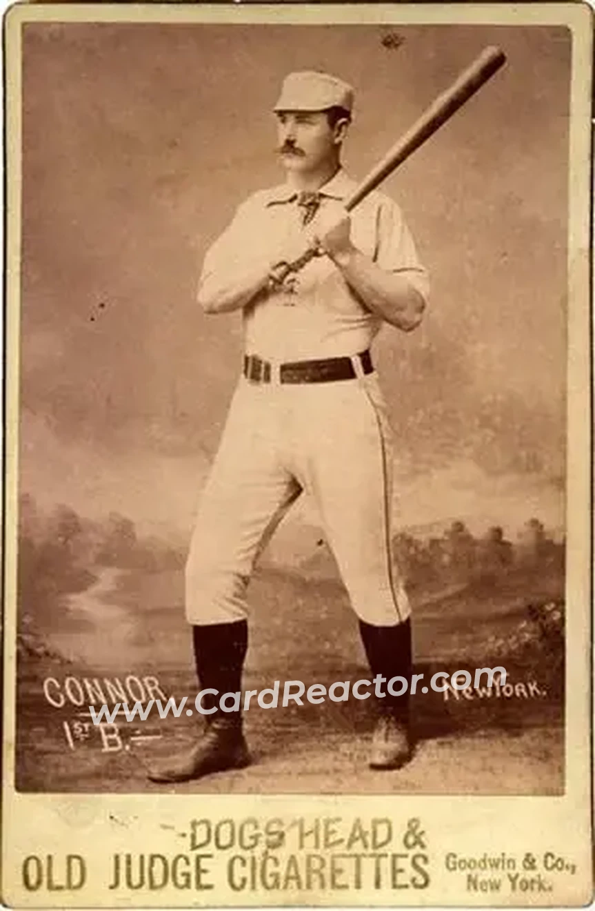 1887-89 Old Judge Cabinets (N173) #NNO - Roger Connor - New York Giants - Front