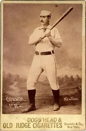 1887-89 Old Judge Cabinets (N173) #NNO - Roger Connor - New York Giants