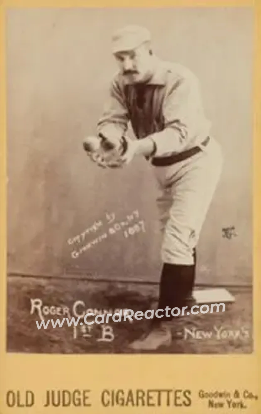 1887-89 Old Judge Cabinets (N173) #NNO - Roger Connor - New York Giants - Front