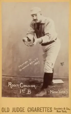1887-89 Old Judge Cabinets (N173) #NNO - Roger Connor - New York Giants