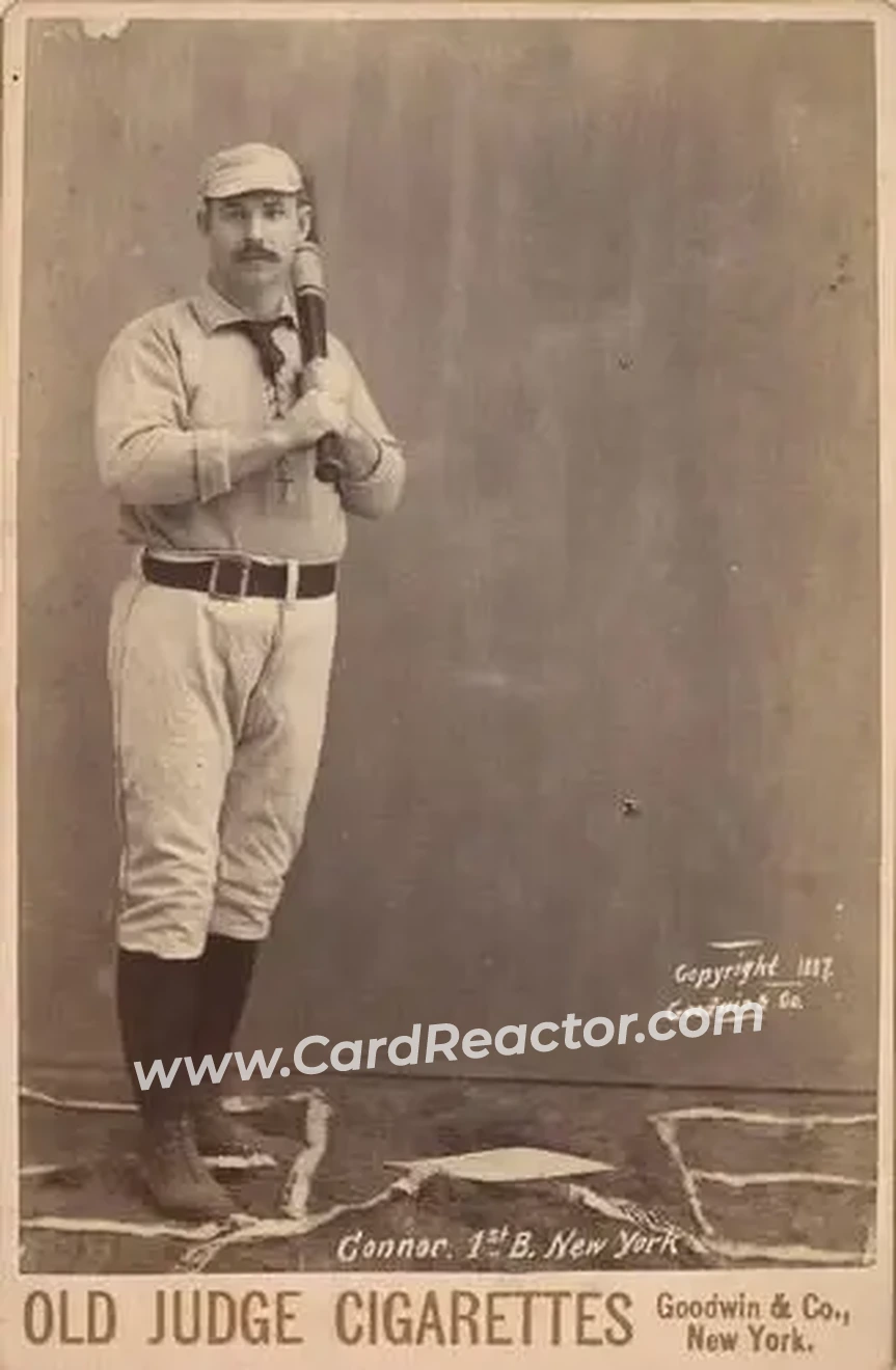 1887-89 Old Judge Cabinets (N173) #NNO - Roger Connor - New York Giants - Front