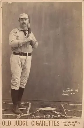 1887-89 Old Judge Cabinets (N173) #NNO - Roger Connor - New York Giants