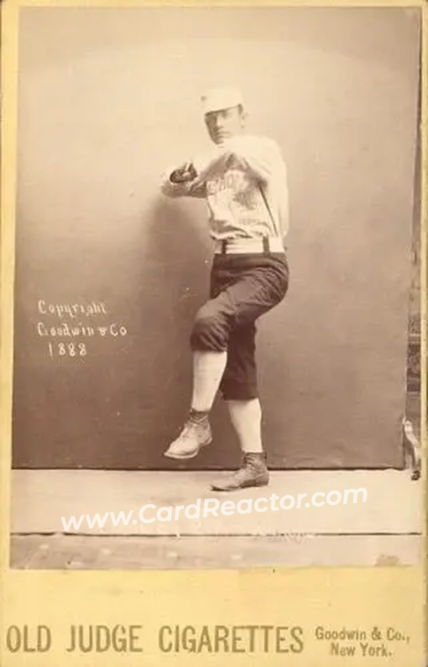 1887-89 Old Judge Cabinets (N173) #NNO - Pete Conway - Pittsburgh Alleghenys - Front 1887-89 Old Judge Cabinets (N173) #NNO - Pete Conway - Pittsburgh Alleghenys - Front