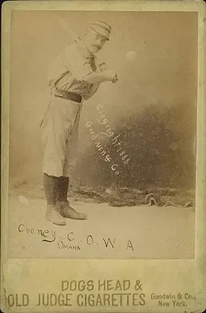 1887-89 Old Judge Cabinets (N173) #NNO - James Cooney - Omaha Omahogs