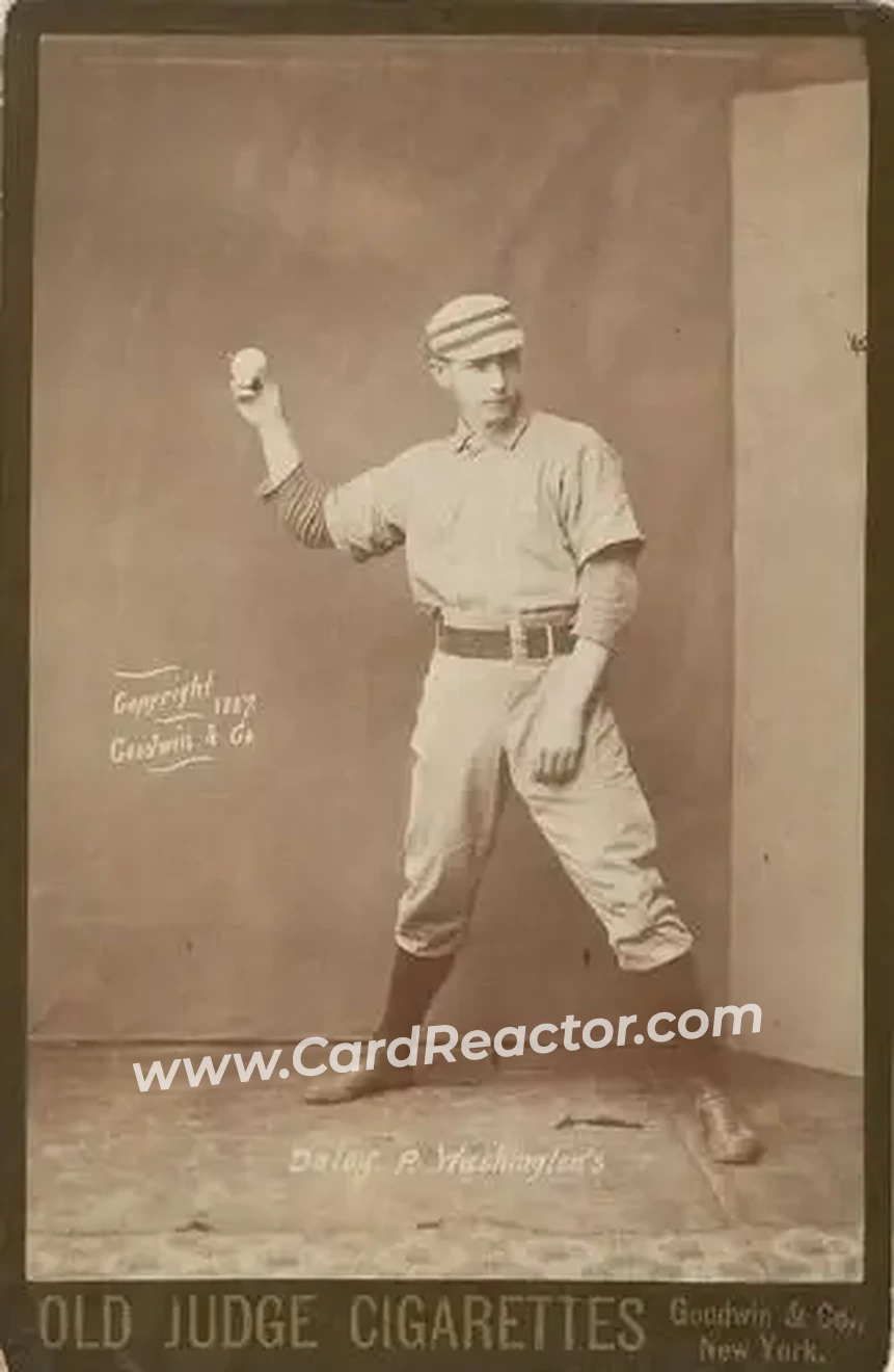 1887-89 Old Judge Cabinets (N173) #NNO - Ed Daily - Washington Nationals - Front 1887-89 Old Judge Cabinets (N173) #NNO - Ed Daily - Washington Nationals - Front