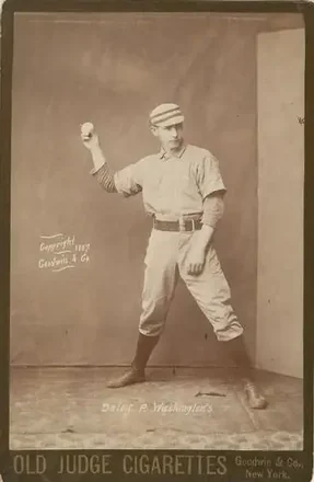 1887-89 Old Judge Cabinets (N173) #NNO - Ed Daily - Washington Nationals 1887-89 Old Judge Cabinets (N173) #NNO - Ed Daily - Washington Nationals