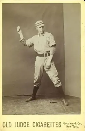 1887-89 Old Judge Cabinets (N173) #NNO - Ed Daily - Washington Nationals 1887-89 Old Judge Cabinets (N173) #NNO - Ed Daily - Washington Nationals