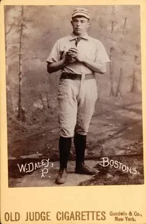 1887-89 Old Judge Cabinets (N173) #NNO - Bill Daley - Boston Beaneaters