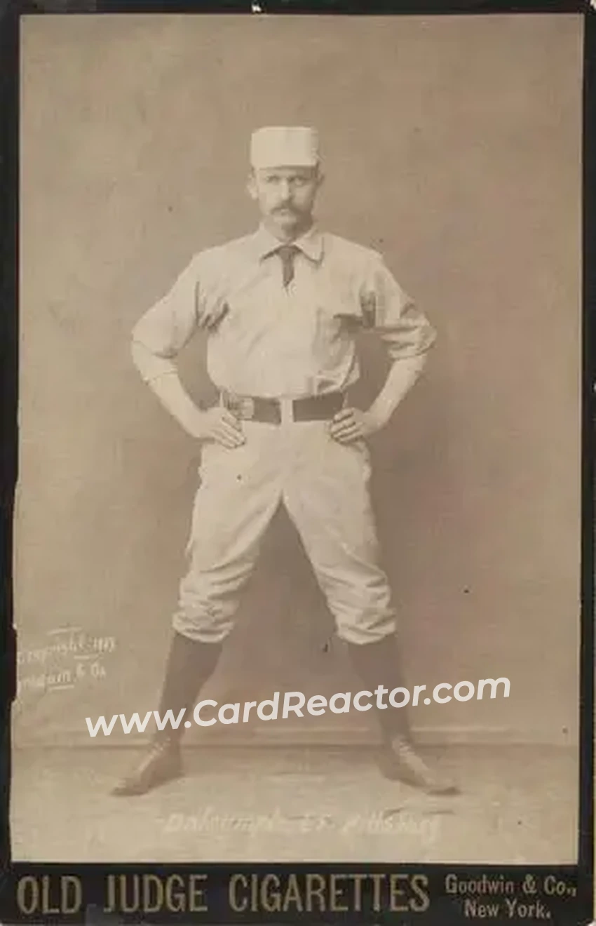 1887-89 Old Judge Cabinets (N173) #NNO - Abner Dalrymple - Pittsburgh Alleghenys - Front