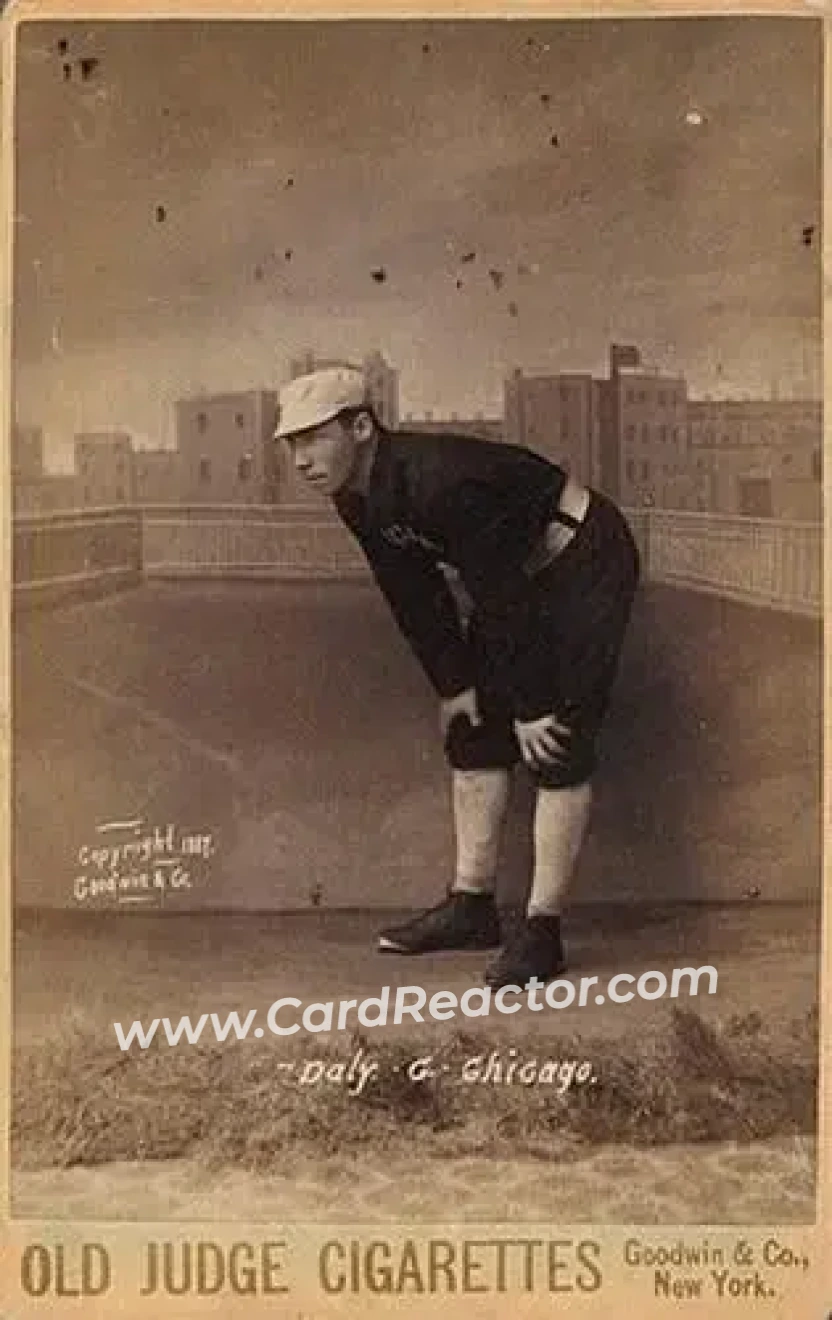 1887-89 Old Judge Cabinets (N173) #NNO - Tom Daly - Chicago White Stockings