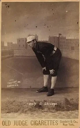 1887-89 Old Judge Cabinets (N173) #NNO - Tom Daly - Chicago White Stockings